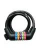 Children's bicycle lock, electric bike five-digit combination lock, mountain bike strip wire ring lock, anti-theft riding accessories Item Picture